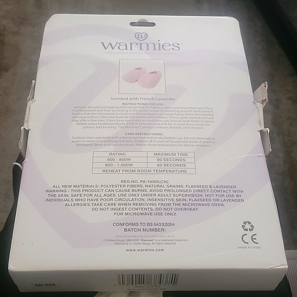 Warmies microwavable Slippers - Picture 2 of 2